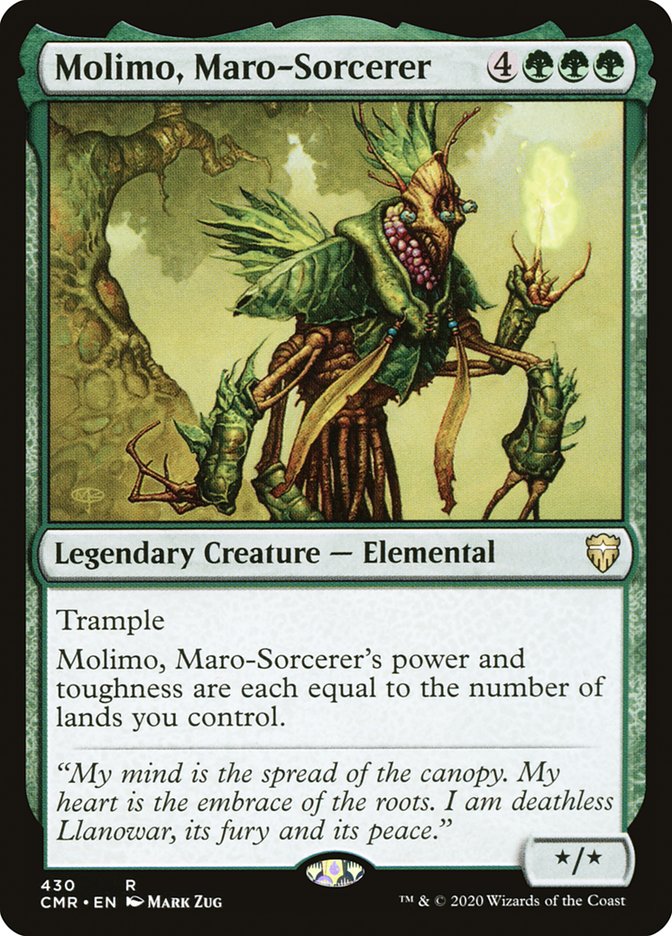 Molimo, Maro-Sorcerer [Commander Legends] MTG Single Magic: The Gathering | Red Claw Gaming
