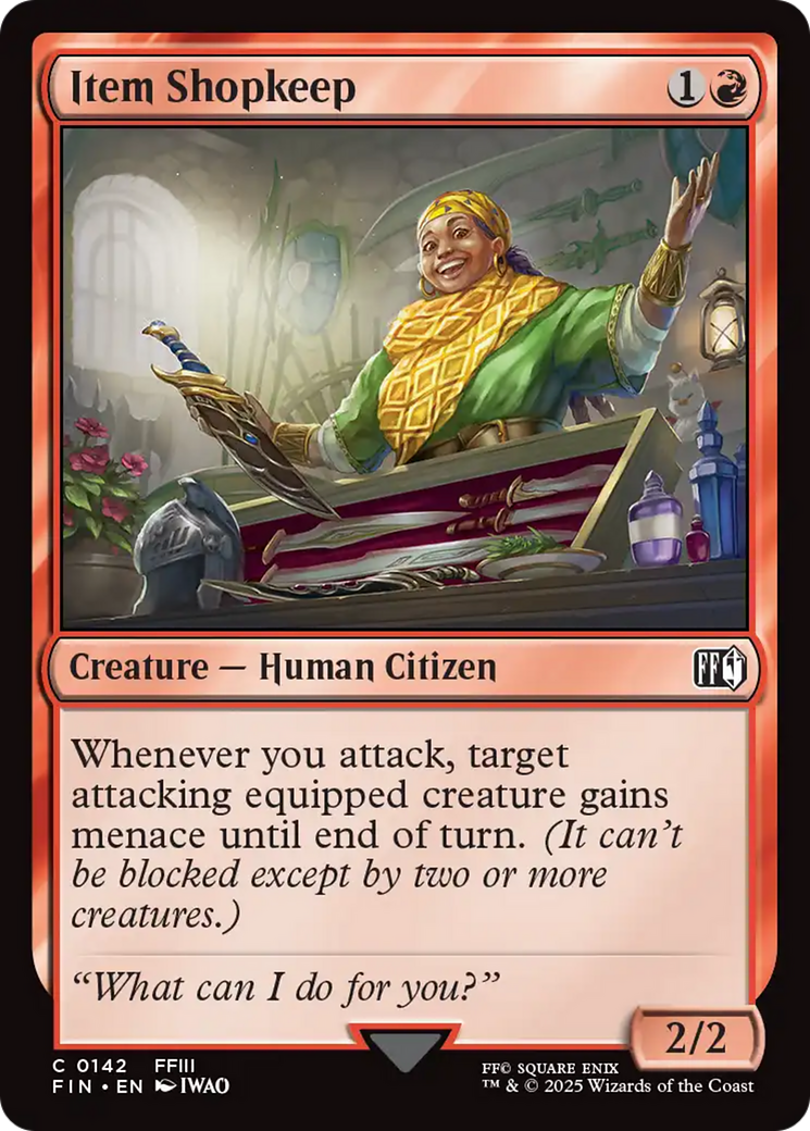 Item Shopkeep [FINAL FANTASY] MTG Single Magic: The Gathering | Red Claw Gaming