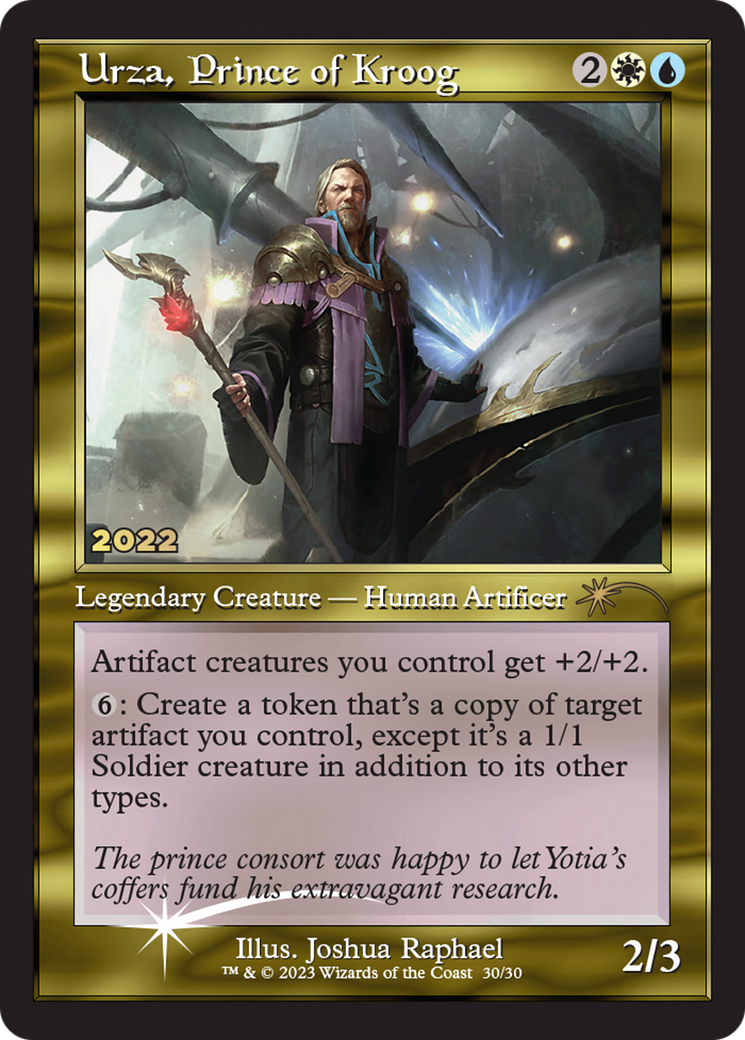 Urza, Prince of Kroog [30th Anniversary Promos] MTG Single Magic: The Gathering | Red Claw Gaming