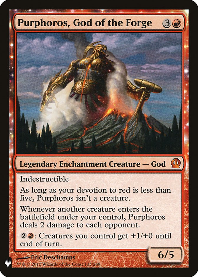 Purphoros, God of the Forge [Mystery Booster] MTG Single Magic: The Gathering | Red Claw Gaming