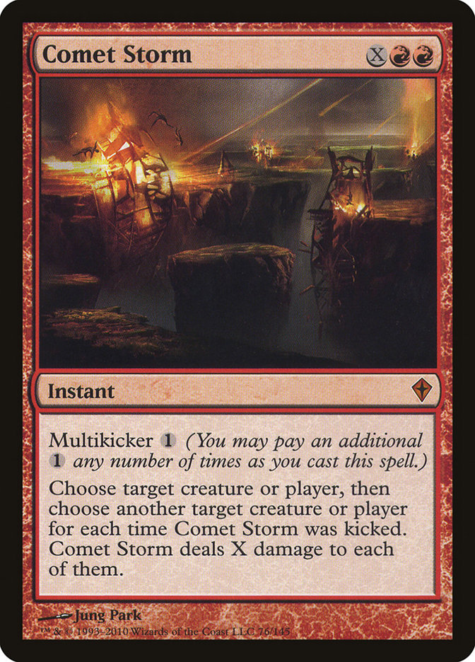 Comet Storm [Worldwake] MTG Single Magic: The Gathering | Red Claw Gaming