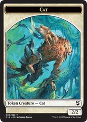 Cat // Soldier Double-Sided Token [Commander 2018 Tokens] MTG Single Magic: The Gathering | Red Claw Gaming