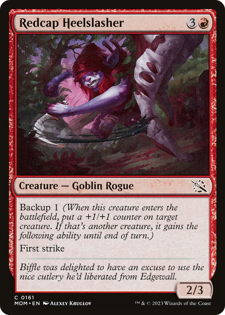Redcap Heelslasher [March of the Machine] MTG Single Magic: The Gathering    | Red Claw Gaming