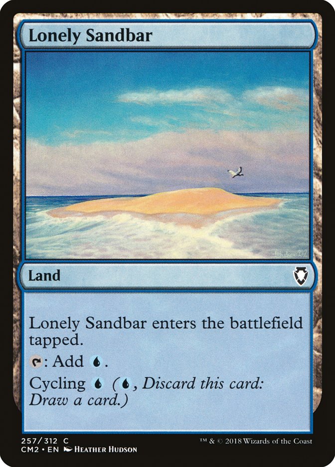 Lonely Sandbar [Commander Anthology Volume II] MTG Single Magic: The Gathering | Red Claw Gaming