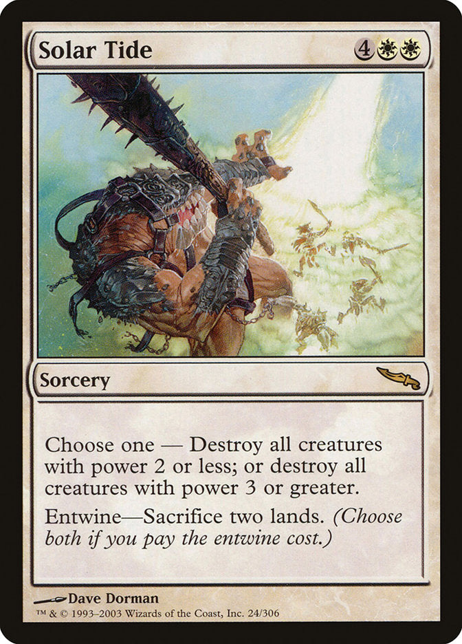 Solar Tide [Mirrodin] MTG Single Magic: The Gathering | Red Claw Gaming