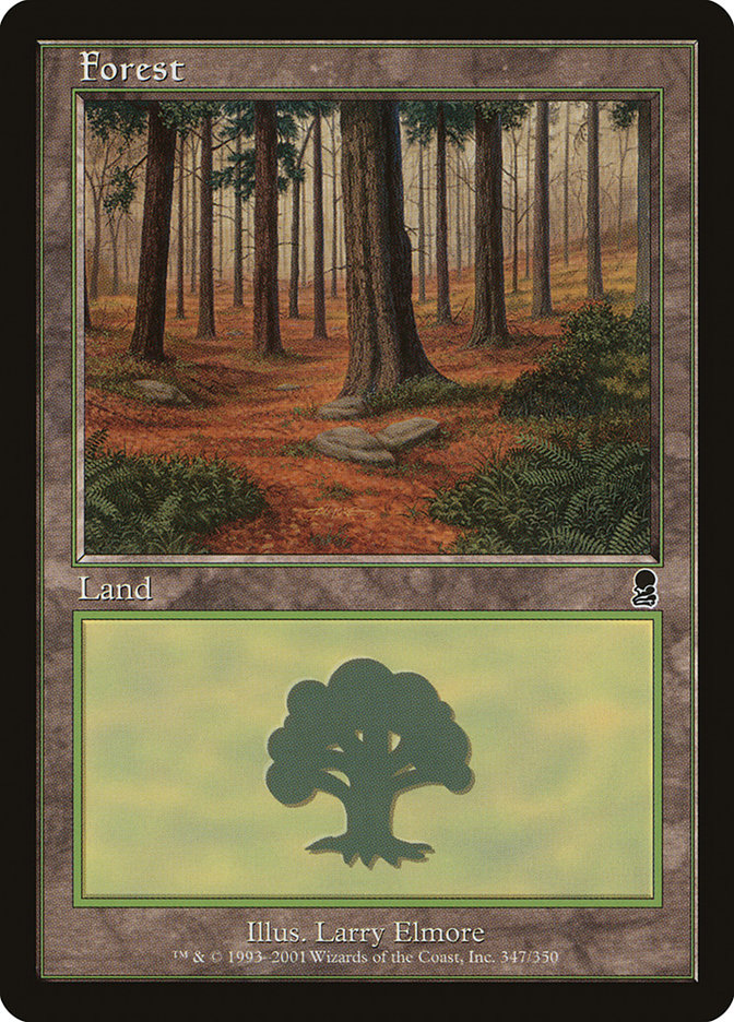 Forest (347) [Odyssey] MTG Single Magic: The Gathering | Red Claw Gaming