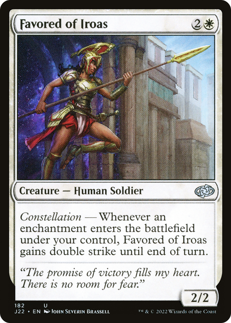 Favored of Iroas [Jumpstart 2022] MTG Single Magic: The Gathering | Red Claw Gaming
