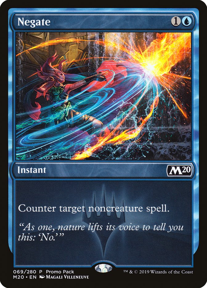 Negate (Promo Pack) [Core Set 2020 Promos] MTG Single Magic: The Gathering | Red Claw Gaming