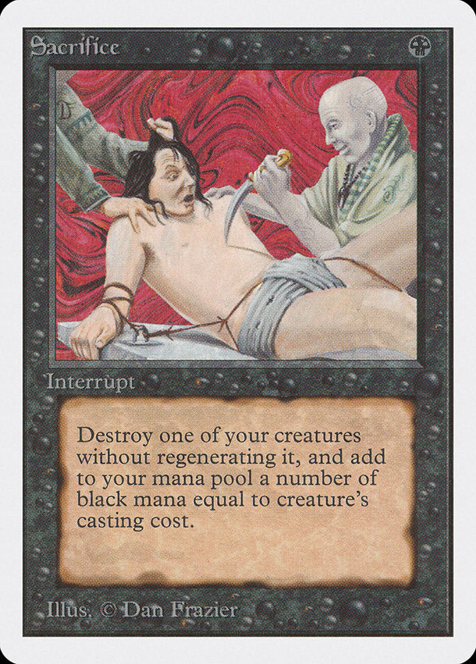 Sacrifice [Unlimited Edition] MTG Single Magic: The Gathering | Red Claw Gaming