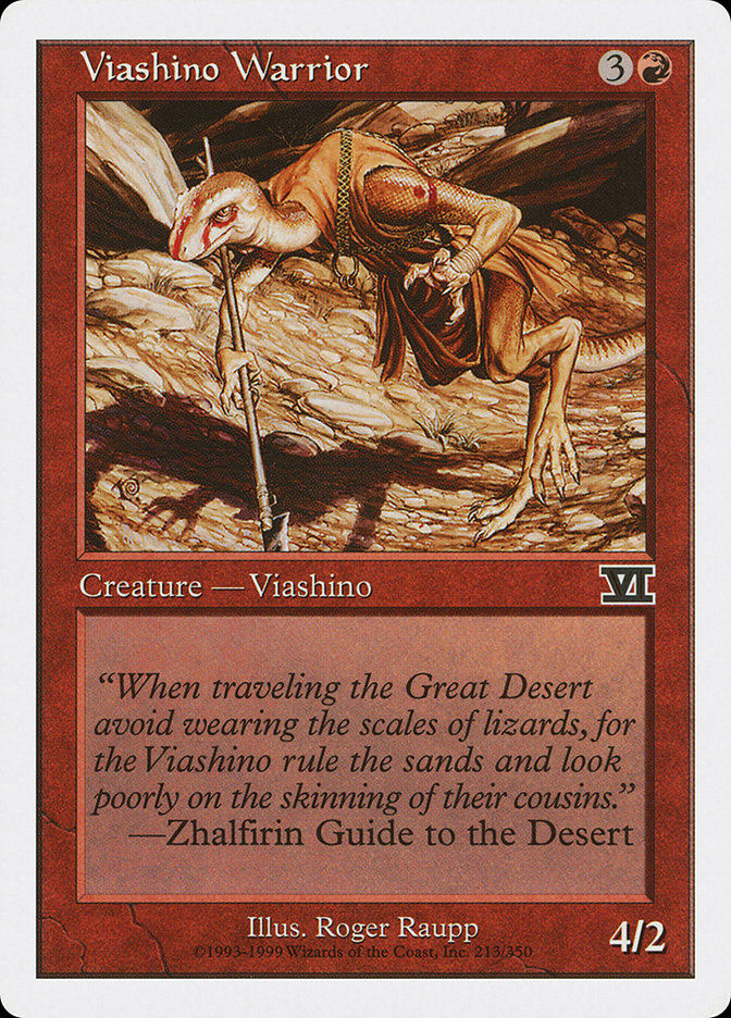 Viashino Warrior [Classic Sixth Edition] MTG Single Magic: The Gathering | Red Claw Gaming