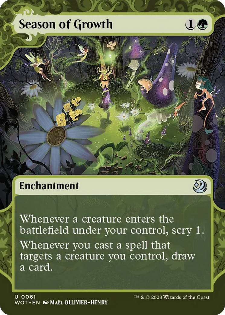 Season of Growth [Wilds of Eldraine: Enchanting Tales] MTG Single Magic: The Gathering | Red Claw Gaming