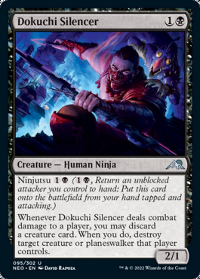 Dokuchi Silencer [Kamigawa: Neon Dynasty] MTG Single Magic: The Gathering    | Red Claw Gaming