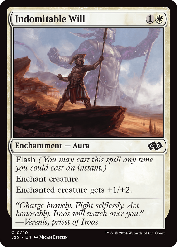 Indomitable Will [Foundations Jumpstart] MTG Single Magic: The Gathering | Red Claw Gaming
