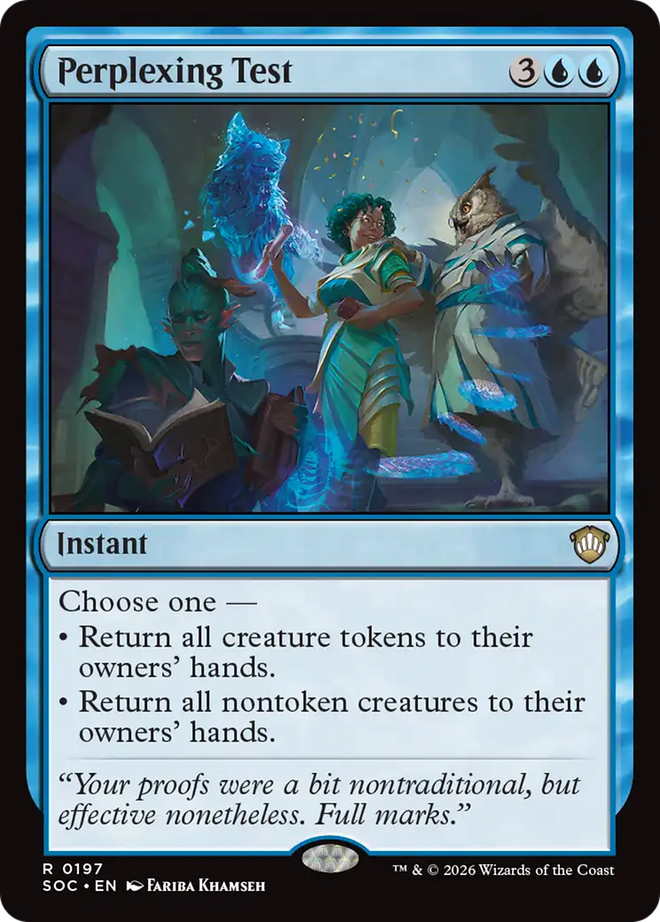 Perplexing Test [Secrets of Strixhaven Commander] MTG Single Magic: The Gathering | Red Claw Gaming