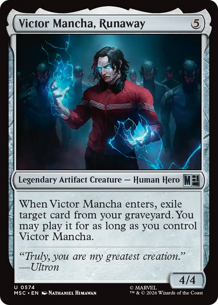Victor Mancha, Runaway [Marvel Super Heroes Commander] MTG Single Magic: The Gathering | Red Claw Gaming