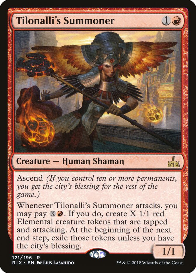 Tilonalli's Summoner [Rivals of Ixalan] MTG Single Magic: The Gathering | Red Claw Gaming