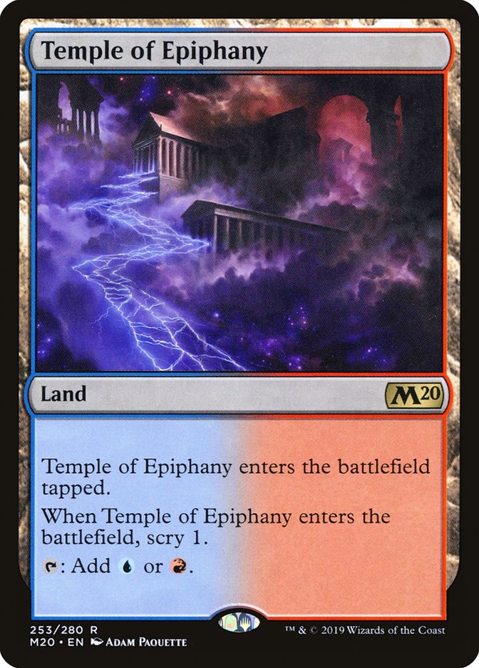 Temple of Epiphany [Core Set 2020] MTG Single Magic: The Gathering | Red Claw Gaming