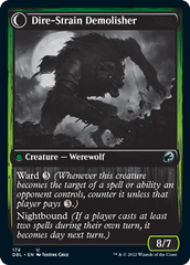 Burly Breaker // Dire-Strain Demolisher [Innistrad: Double Feature] MTG Single Magic: The Gathering | Red Claw Gaming
