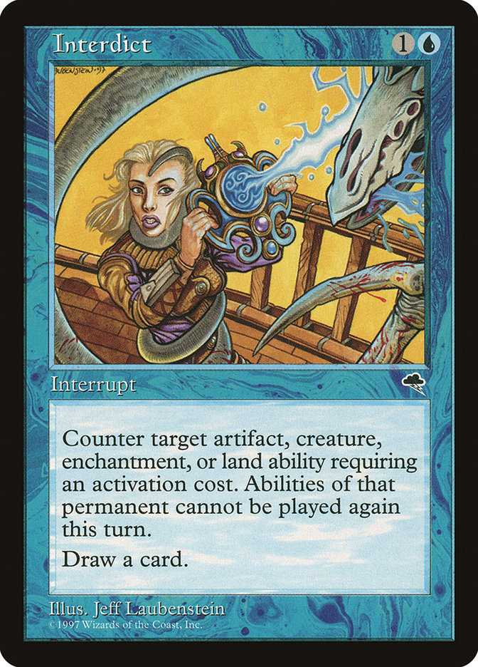 Interdict [Tempest] MTG Single Magic: The Gathering | Red Claw Gaming