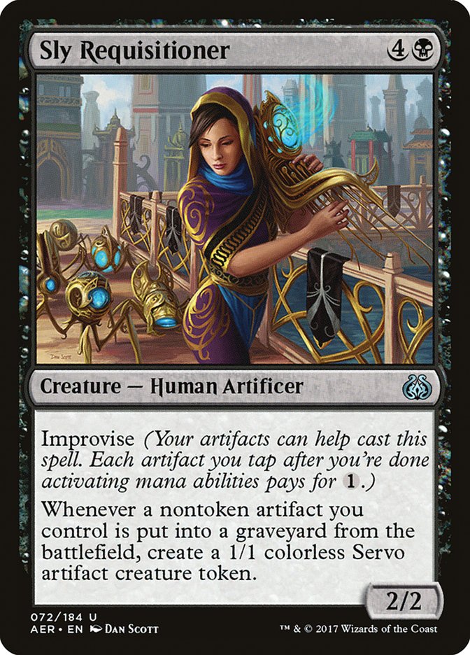 Sly Requisitioner [Aether Revolt] MTG Single Magic: The Gathering | Red Claw Gaming