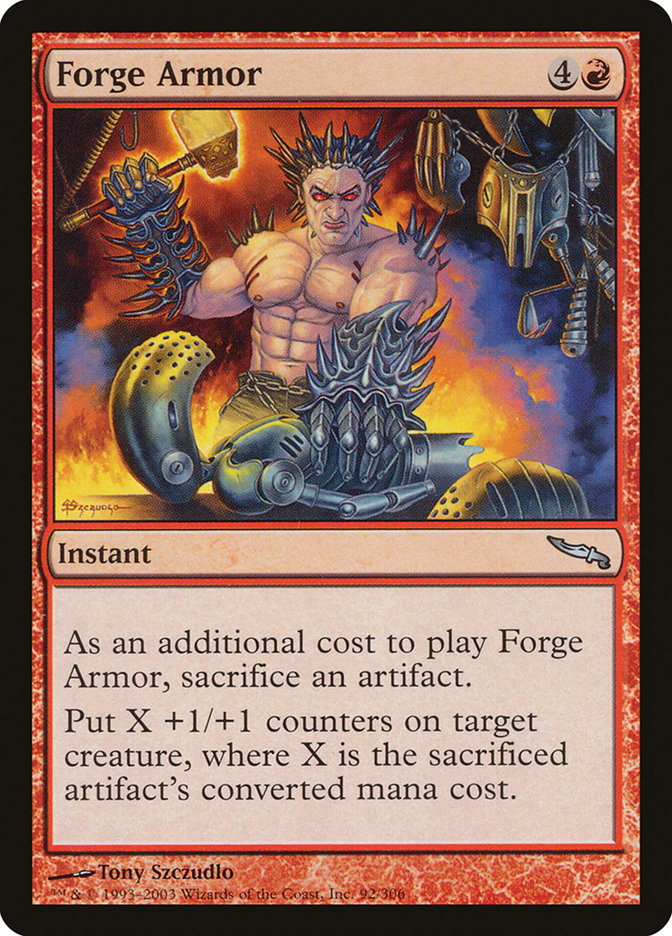 Forge Armor [Mirrodin] MTG Single Magic: The Gathering | Red Claw Gaming