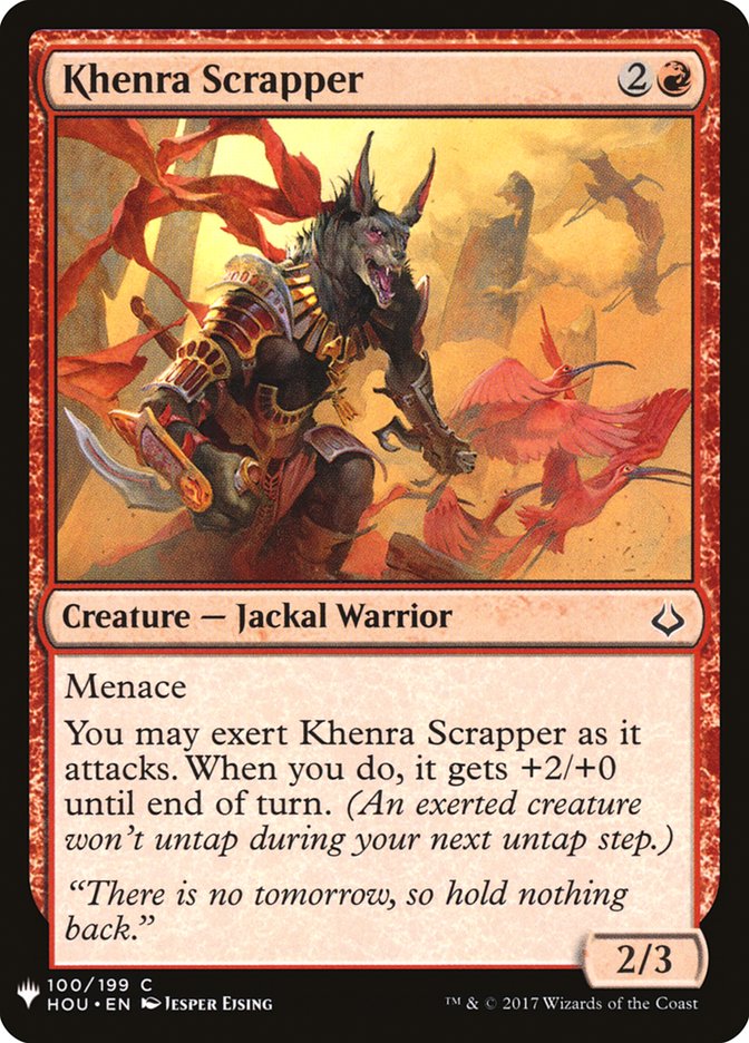 Khenra Scrapper [Mystery Booster] MTG Single Magic: The Gathering | Red Claw Gaming