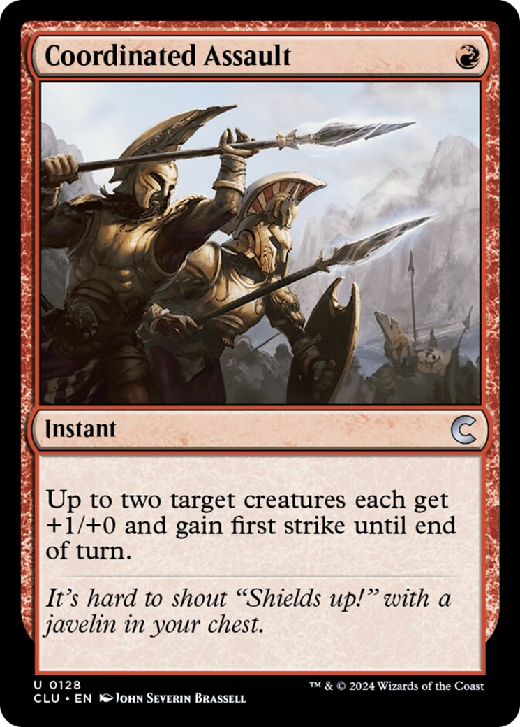 Coordinated Assault [Ravnica: Clue Edition] MTG Single Magic: The Gathering | Red Claw Gaming