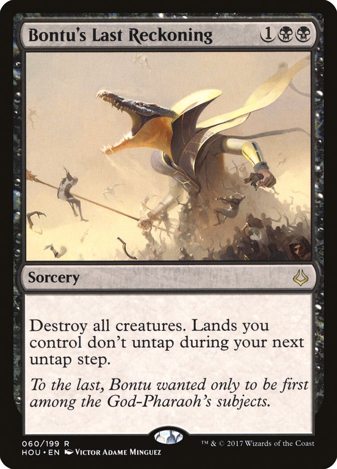 Bontu's Last Reckoning [Hour of Devastation] MTG Single Magic: The Gathering | Red Claw Gaming