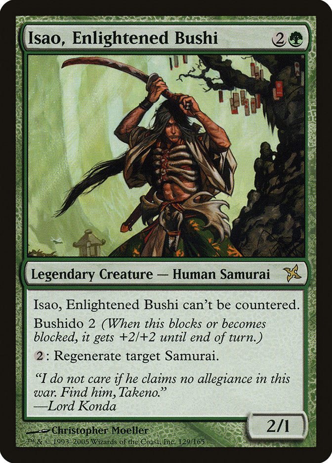 Isao, Enlightened Bushi [Betrayers of Kamigawa] MTG Single Magic: The Gathering | Red Claw Gaming