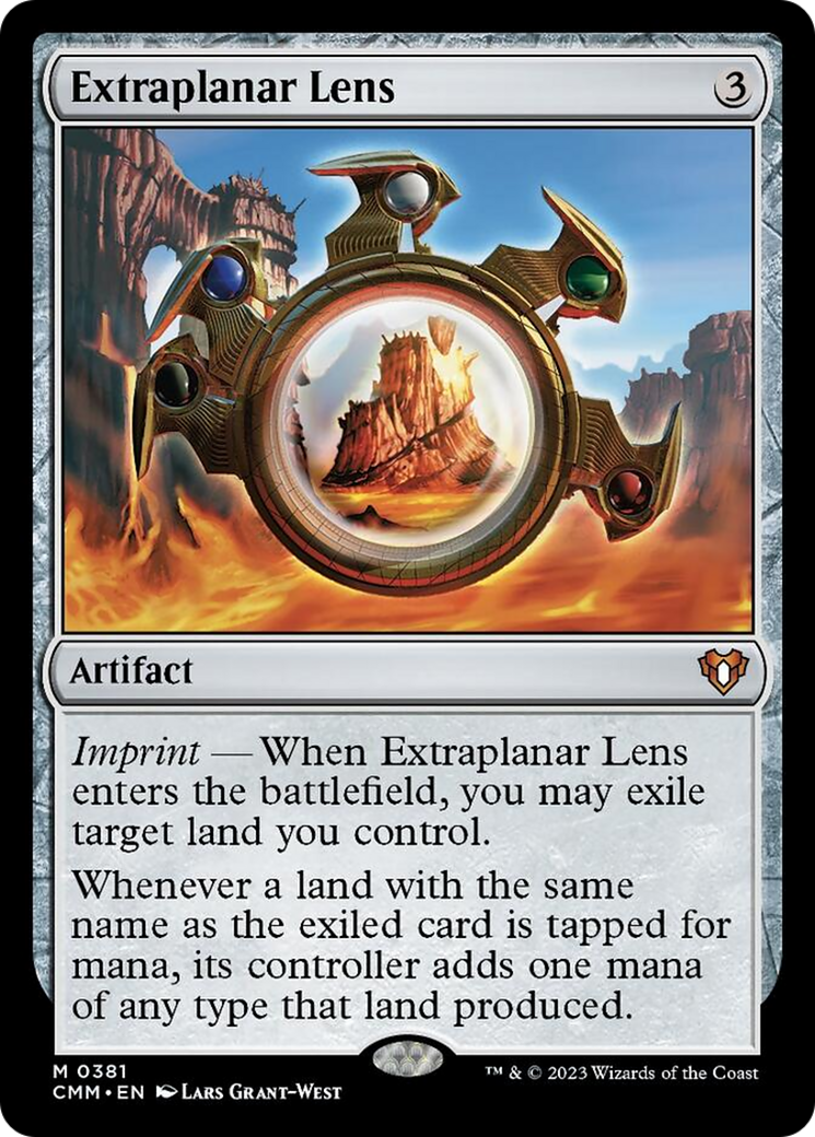 Extraplanar Lens [Commander Masters] MTG Single Magic: The Gathering | Red Claw Gaming