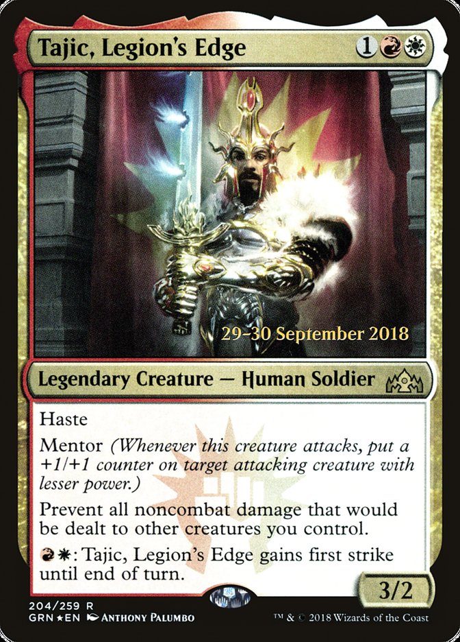 Tajic, Legion's Edge [Guilds of Ravnica Prerelease Promos] MTG Single Magic: The Gathering | Red Claw Gaming