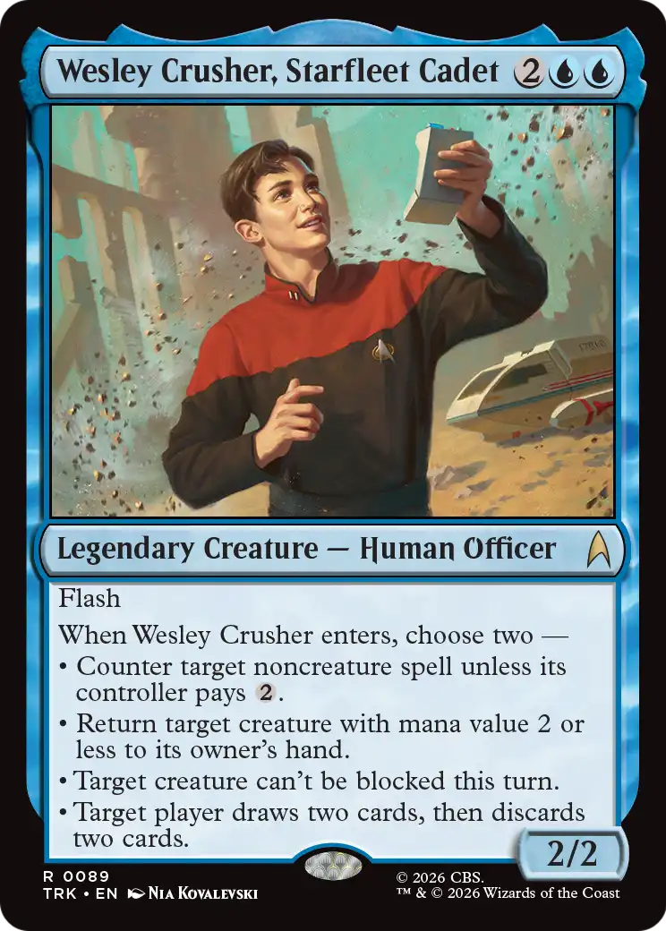 Wesley Crusher, Starfleet Cadet [Star Trek] MTG Single Magic: The Gathering | Red Claw Gaming