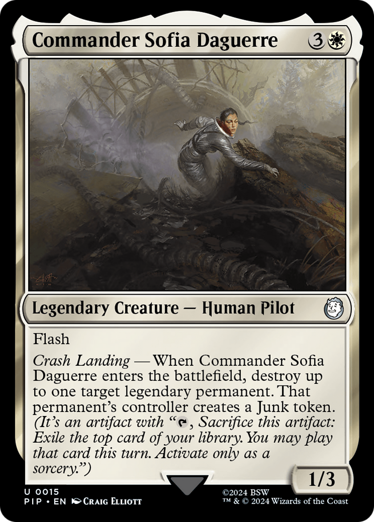 Commander Sofia Daguerre [Fallout] MTG Single Magic: The Gathering    | Red Claw Gaming