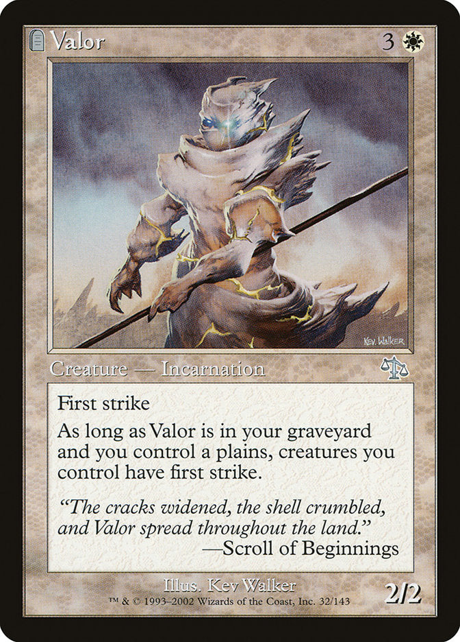 Valor [Judgment] MTG Single Magic: The Gathering | Red Claw Gaming