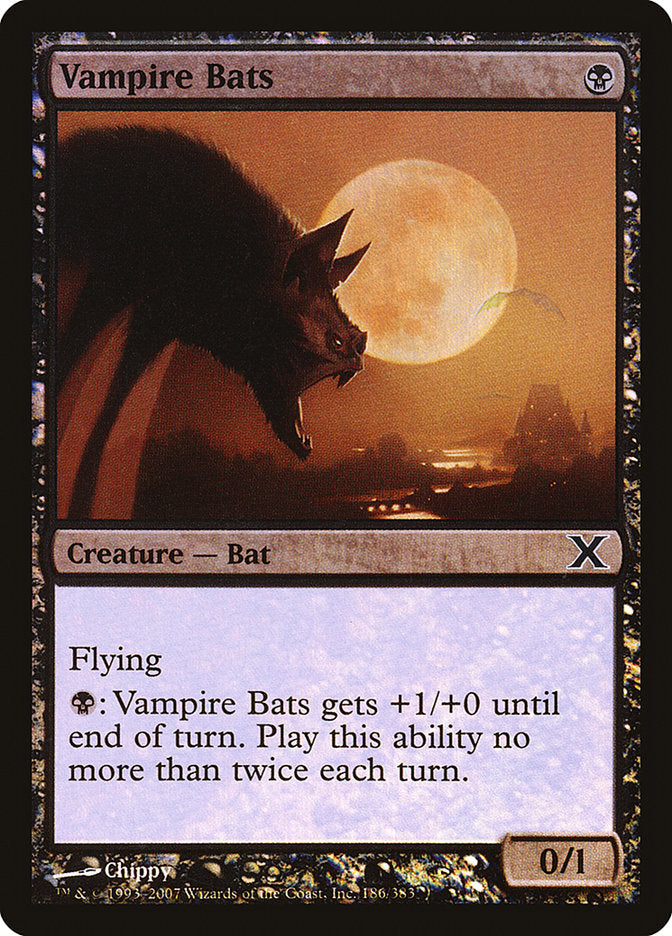 Vampire Bats (Premium Foil) [Tenth Edition] MTG Single Magic: The Gathering | Red Claw Gaming