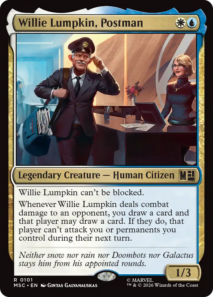 Willie Lumpkin, Postman [Marvel Super Heroes Commander] | Red Claw Gaming