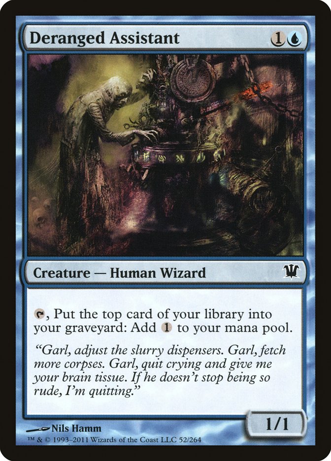 Deranged Assistant [Innistrad] MTG Single Magic: The Gathering | Red Claw Gaming