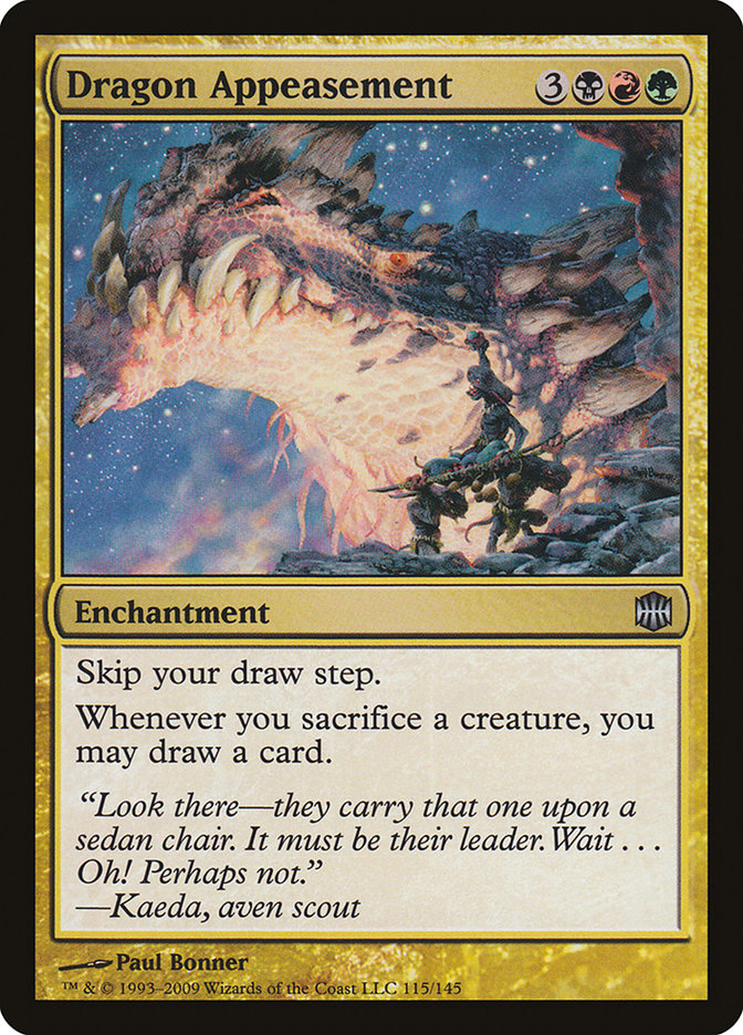 Dragon Appeasement [Alara Reborn] MTG Single Magic: The Gathering | Red Claw Gaming