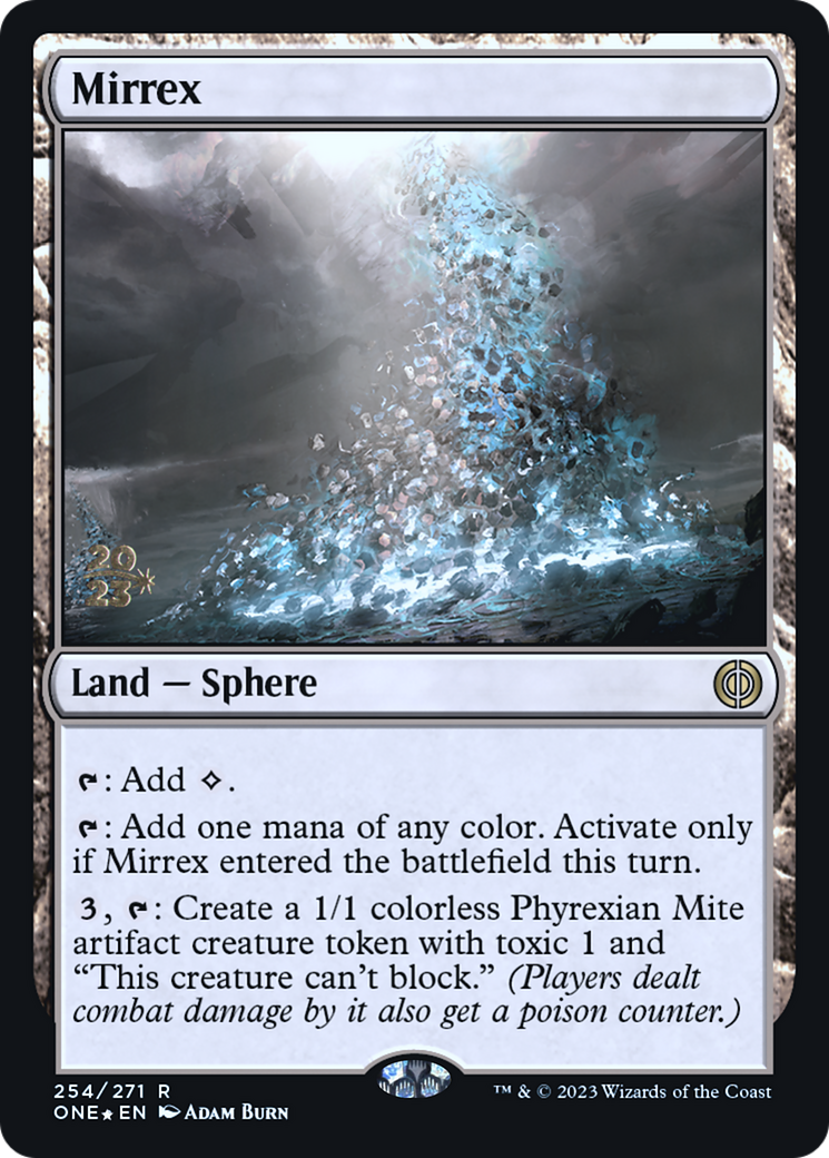 Mirrex [Phyrexia: All Will Be One Prerelease Promos] MTG Single Magic: The Gathering | Red Claw Gaming