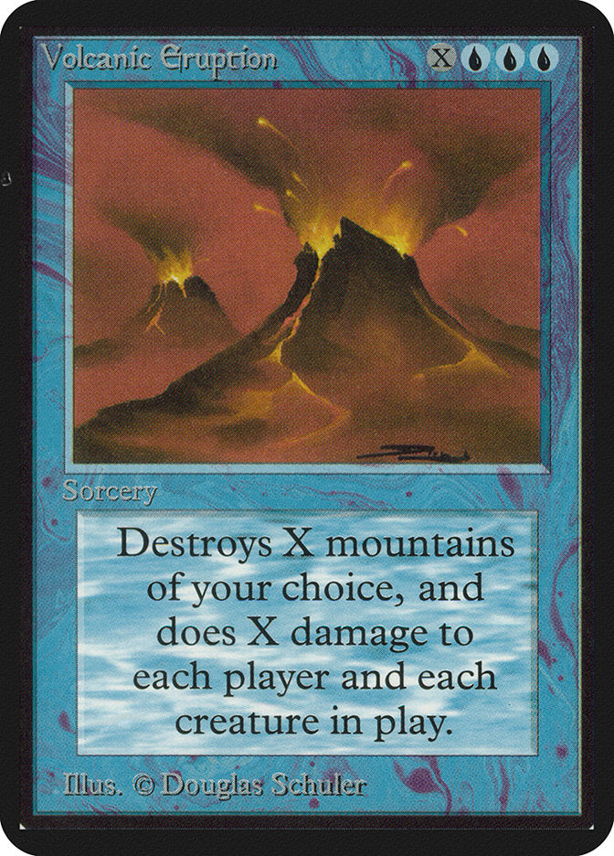 Volcanic Eruption [Alpha Edition] MTG Single Magic: The Gathering | Red Claw Gaming