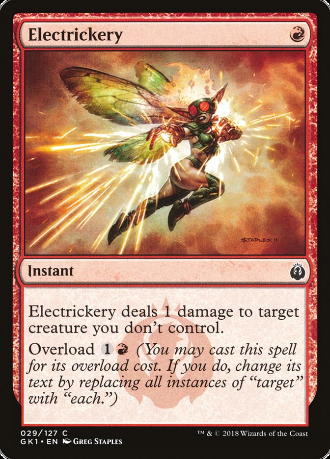 Electrickery [Guilds of Ravnica Guild Kit] MTG Single Magic: The Gathering | Red Claw Gaming