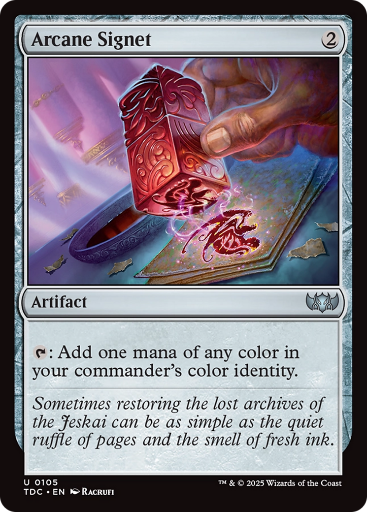 Arcane Signet [Tarkir: Dragonstorm Commander] MTG Single Magic: The Gathering | Red Claw Gaming
