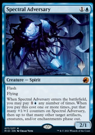 Spectral Adversary (Promo Pack) [Innistrad: Midnight Hunt Promos] MTG Single Magic: The Gathering | Red Claw Gaming