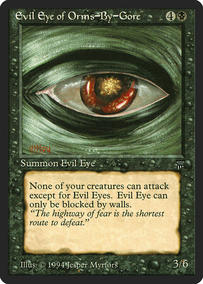 Evil Eye of Orms-by-Gore [Legends] MTG Single Magic: The Gathering | Red Claw Gaming