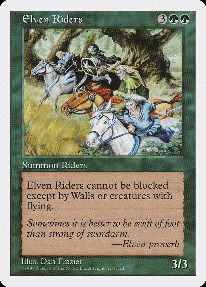 Elven Riders [Fifth Edition] MTG Single Magic: The Gathering | Red Claw Gaming