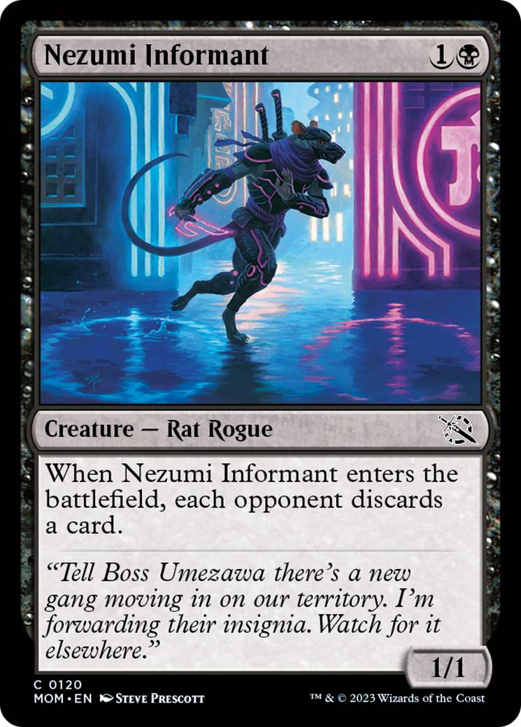 Nezumi Informant [March of the Machine] MTG Single Magic: The Gathering    | Red Claw Gaming