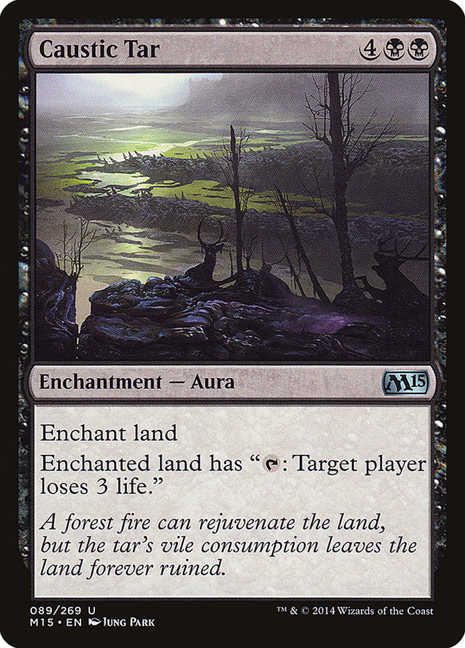Caustic Tar [Magic 2015] MTG Single Magic: The Gathering | Red Claw Gaming