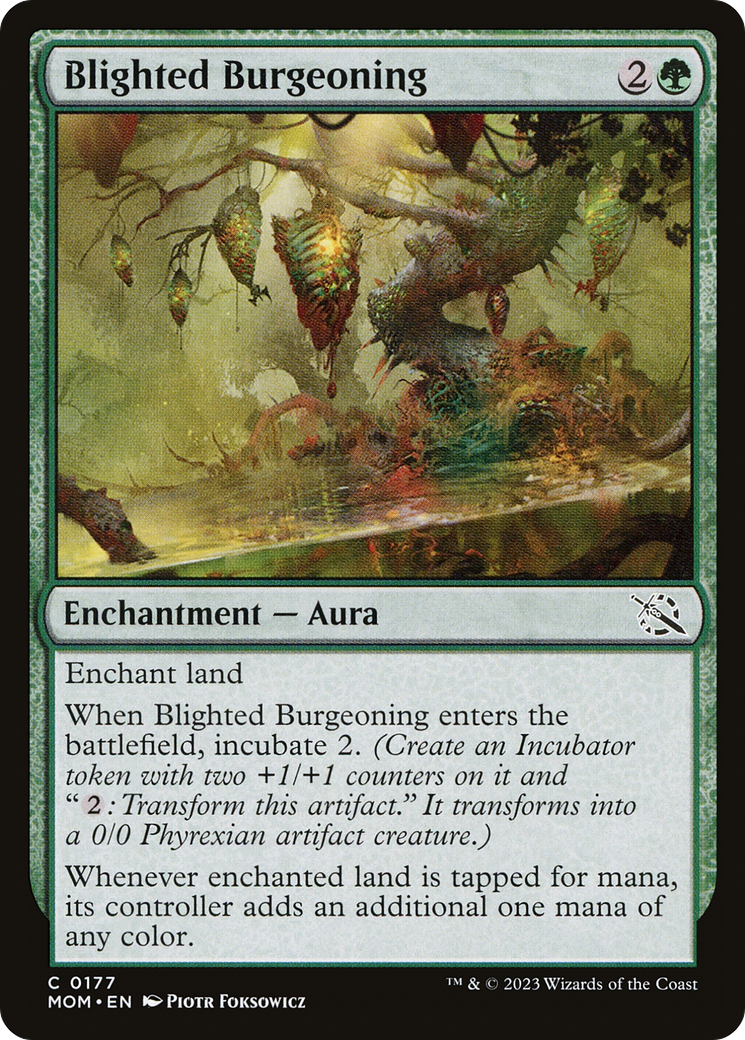 Blighted Burgeoning [March of the Machine] MTG Single Magic: The Gathering    | Red Claw Gaming
