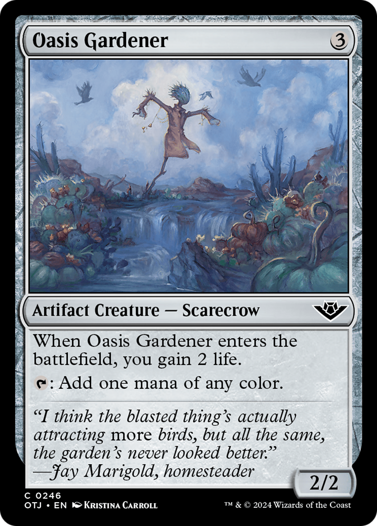 Oasis Gardener [Outlaws of Thunder Junction] MTG Single Magic: The Gathering | Red Claw Gaming