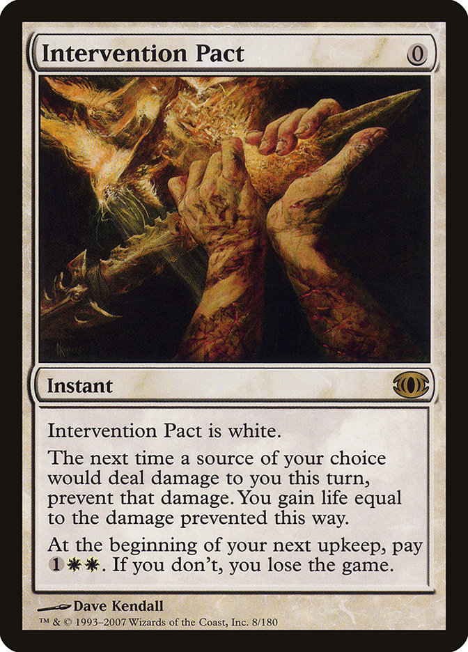 Intervention Pact [Future Sight] MTG Single Magic: The Gathering | Red Claw Gaming